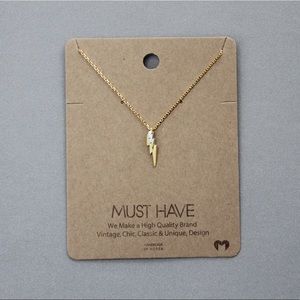 MUST HAVE Lightening Necklace